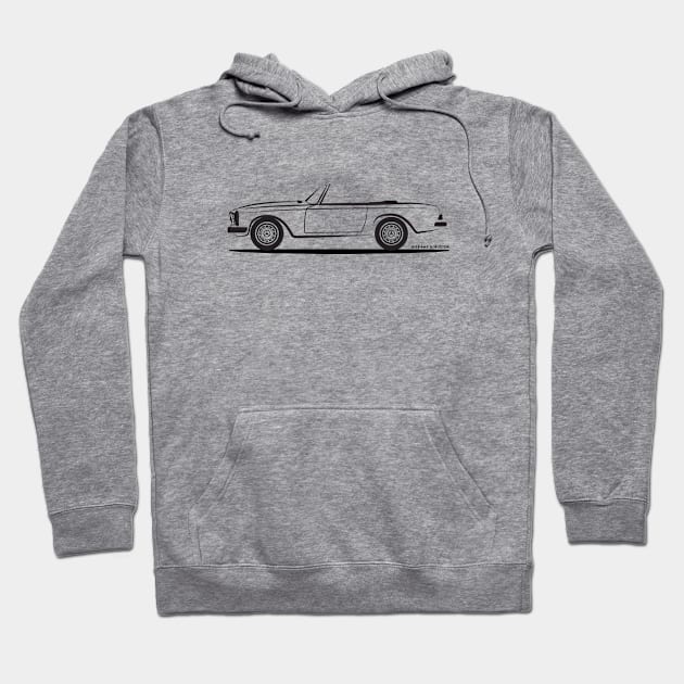 Mercedes Benz Pagoda W113 Pagode Hoodie by PauHanaDesign